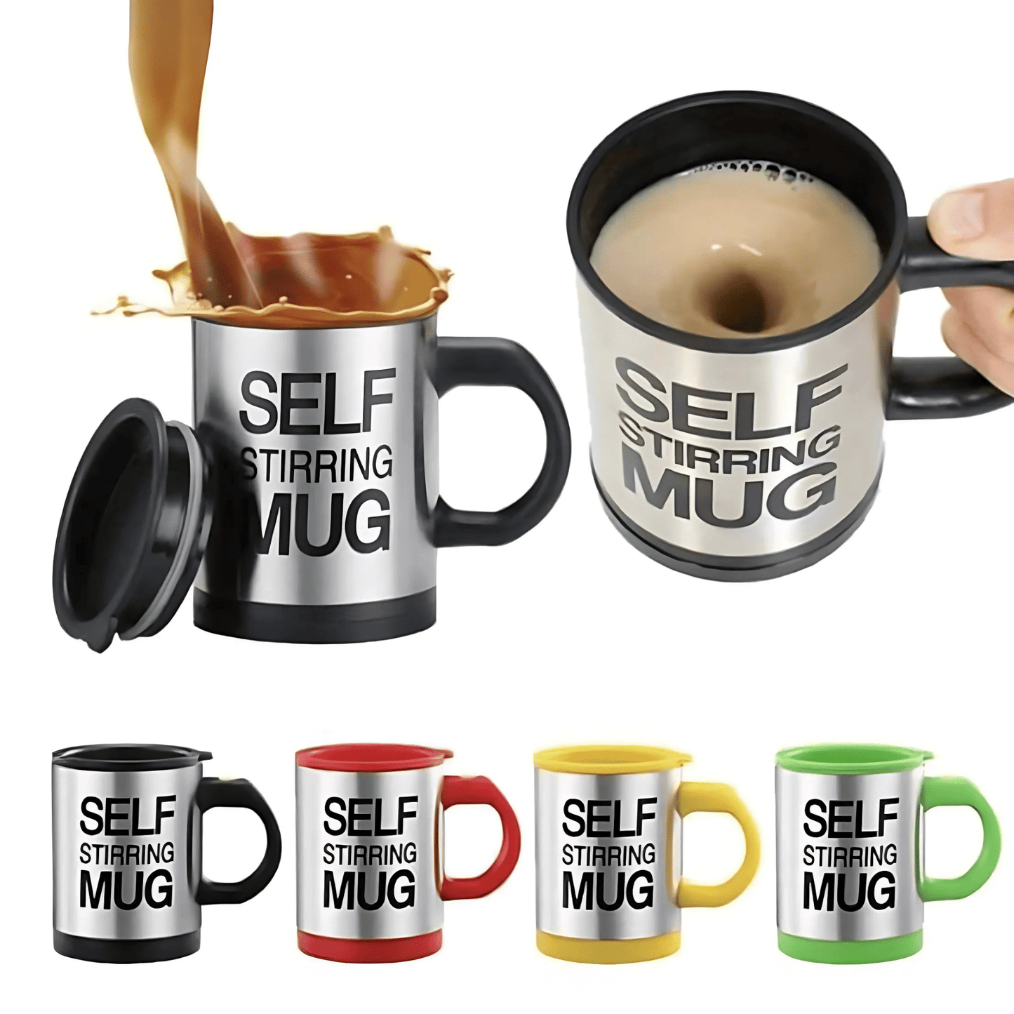 كوب التحريك الذاتي لعشاق القهوة والاستخدام اليومي السريع سهل الاستخدام