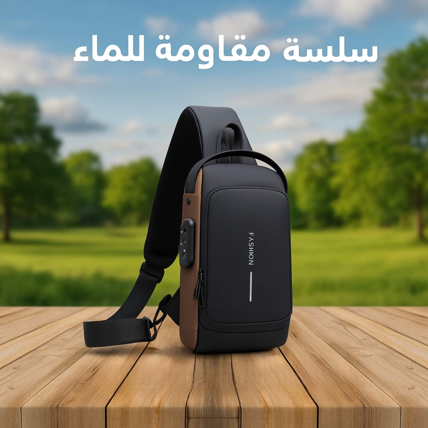 شنطة صدر أنيقة – قفل ضد السرقة + شحن متنقل