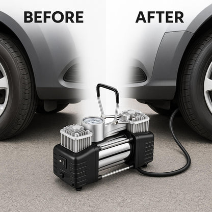 2 Cylinder Heavy-Duty Car Air Compressor 628-4X4