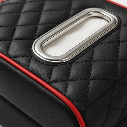 Car Armrest Organizer With Tissue Holder