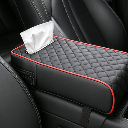 Car Armrest Organizer With Tissue Holder