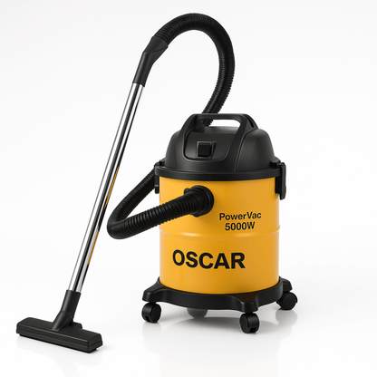 Electric Vacuum Cleaner OSCAR PowerVac 5000W – 30L Heavy Duty Stainless Drum