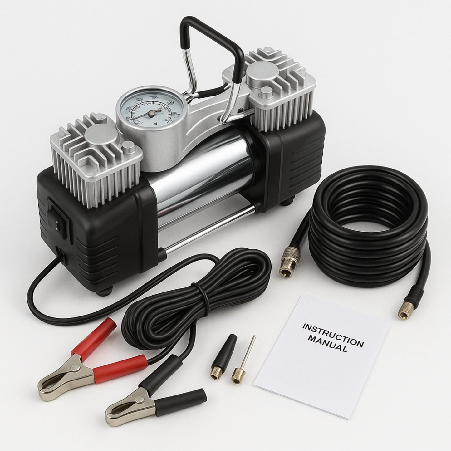 2 Cylinder Heavy-Duty Car Air Compressor 628-4X4