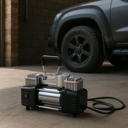 2 Cylinder Heavy-Duty Car Air Compressor 628-4X4