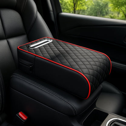 Car Armrest Organizer With Tissue Holder