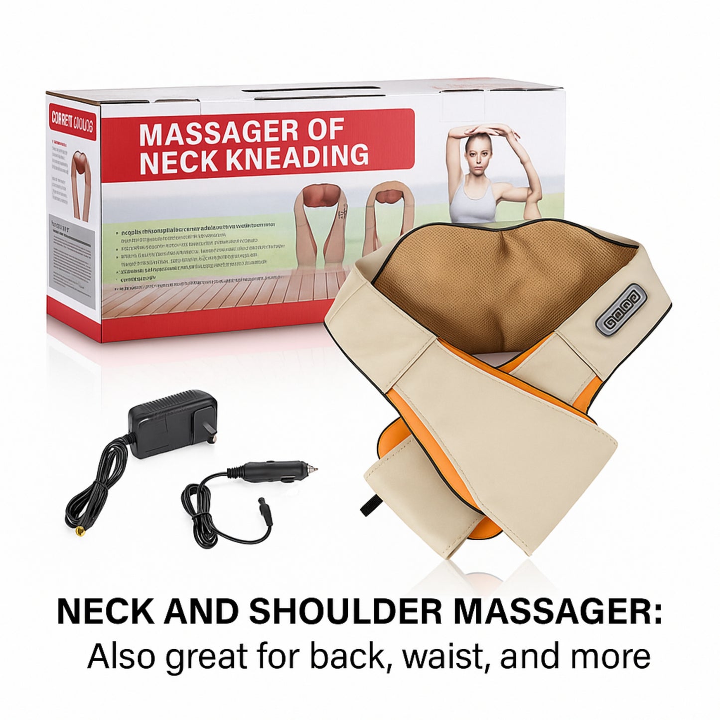 Electric Neck Massager – Relaxing Heat & Vibration for Pain Relief