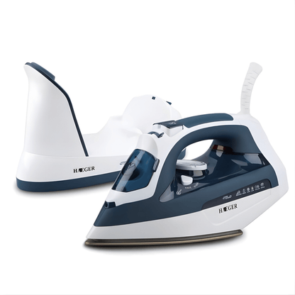 Wireless Steam Iron with Fast Heating & Ceramic Soleplate