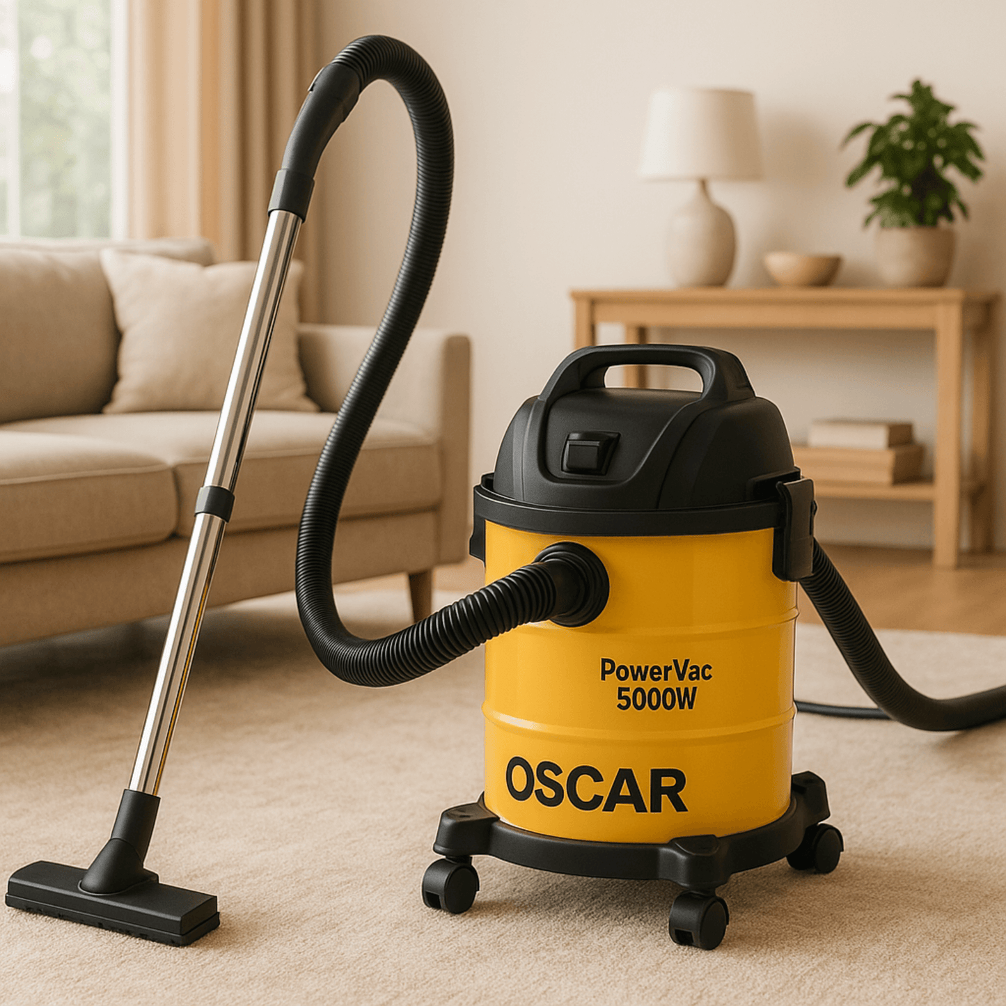 Electric Vacuum Cleaner OSCAR PowerVac 5000W – 30L Heavy Duty Stainless Drum
