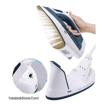 Wireless Steam Iron with Fast Heating & Ceramic Soleplate