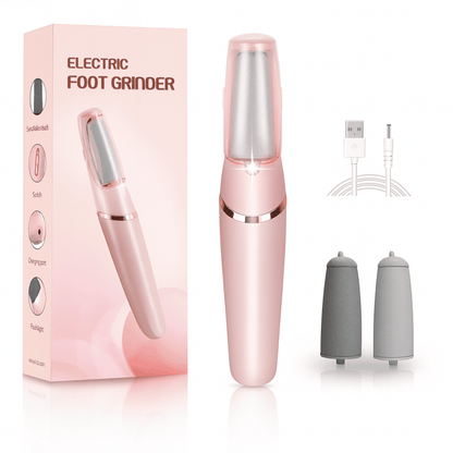 Flawless Electronic Foot File – 3 Interchangeable Heads