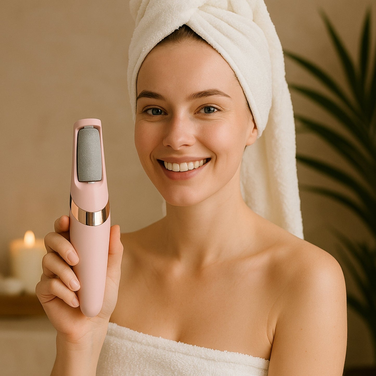 Flawless Electronic Foot File – 3 Interchangeable Heads