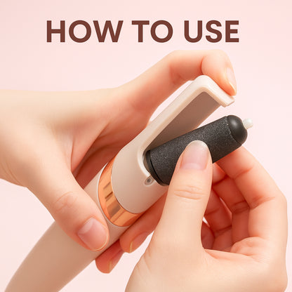 Flawless Electronic Foot File – 3 Interchangeable Heads