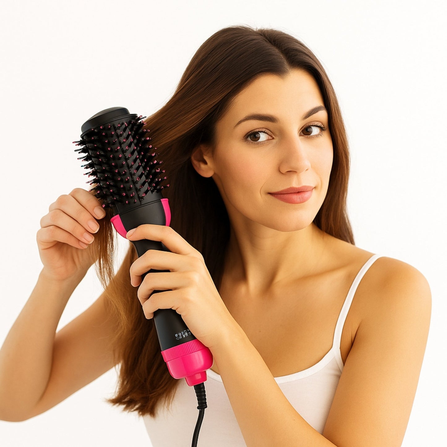 One-Step Hair Dryer & Volumizer Brush for Smooth & Styled Hair