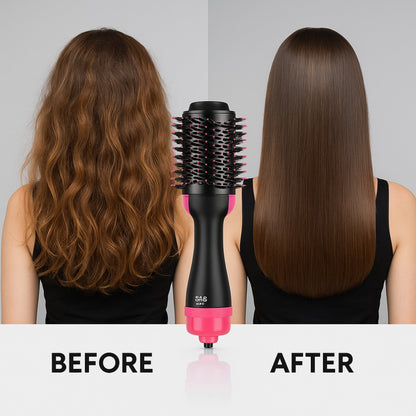 One-Step Hair Dryer & Volumizer Brush for Smooth & Styled Hair