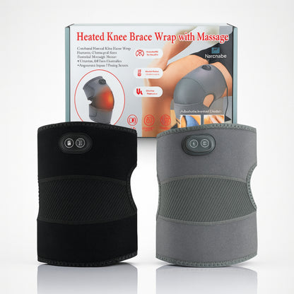 Heated Knee Brace with Massage & Vibration Therapy