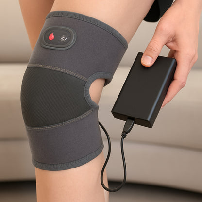 Heated Knee Brace with Massage & Vibration Therapy